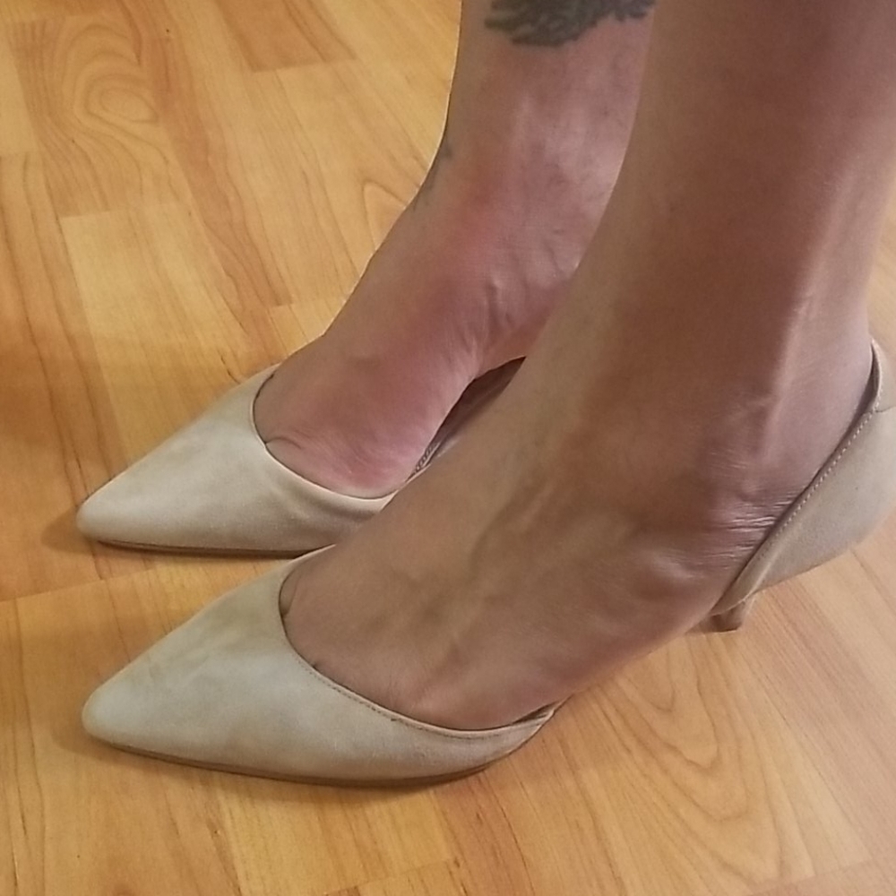 Sam Edelman Nude Heels W9.5 - Picture 6 of 6
